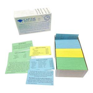 Capital Educators Study Buddy SAT/ACT Prep Flash Cards